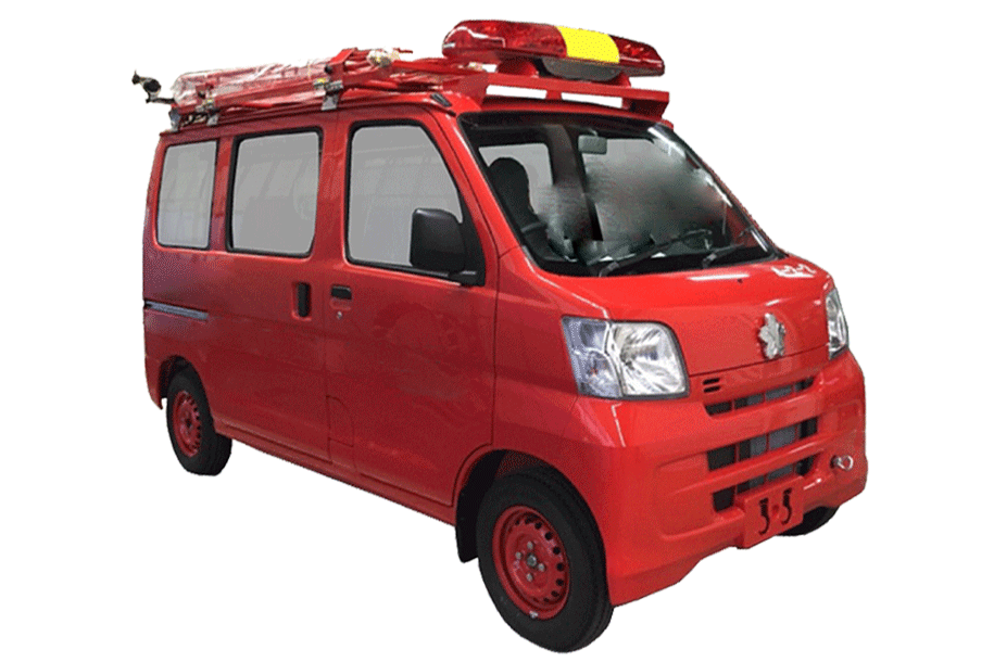 ワンボックスタイプ 軽４wd小型消防車 消防 特殊車両 トーハツ株式会社