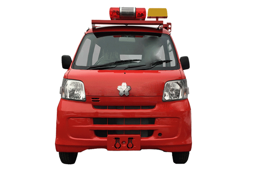 ワンボックスタイプ 軽４wd小型消防車 消防 特殊車両 トーハツ株式会社